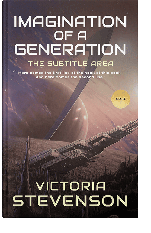 Front view of Woody Brown #1933 - Premade Science Fiction Book Cover