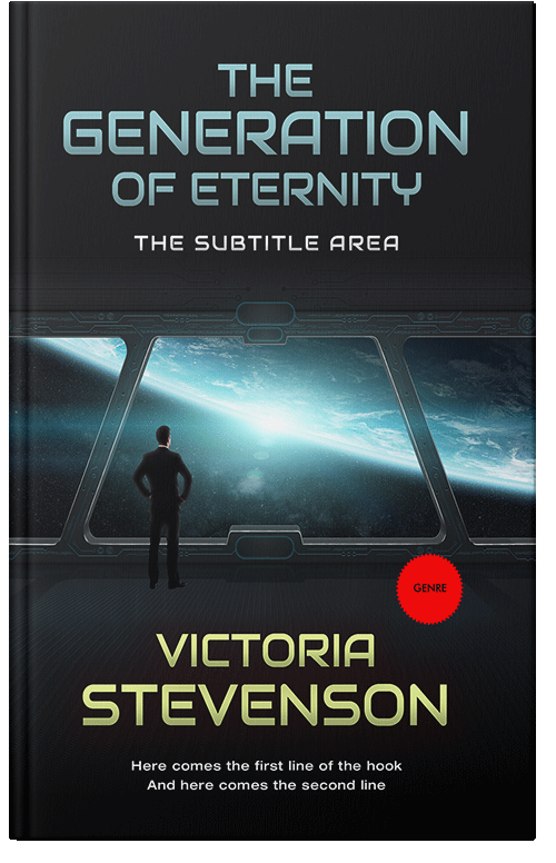 Front view of Premade Science Fiction Book Cover - Woodsmoke