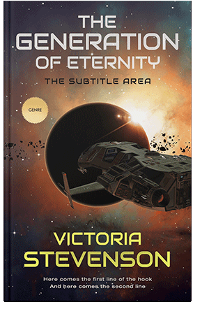 Pre Made Book Cover Brandy