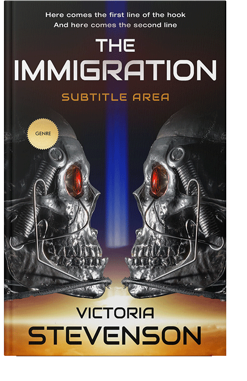 Front view of Straw #1942 - Premade Science Fiction Book Cover