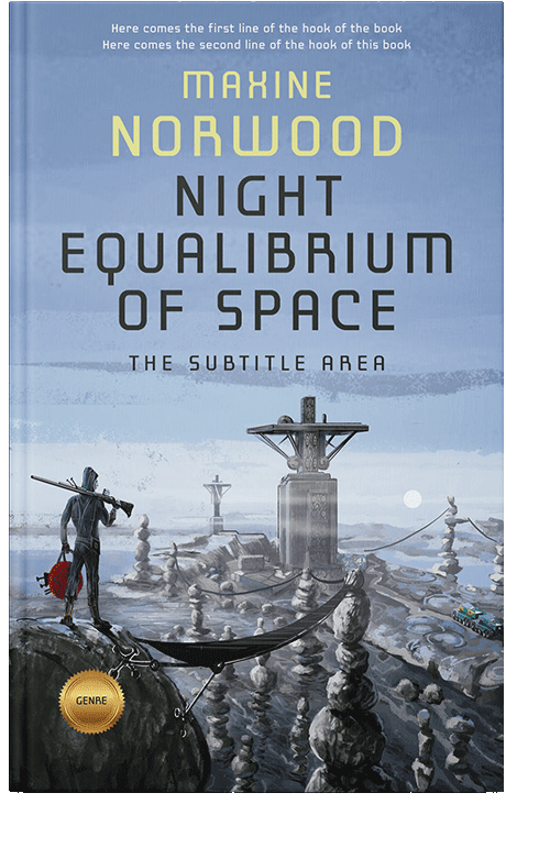 Front view of Nepal #1950 - Premade Science Fiction Book Cover