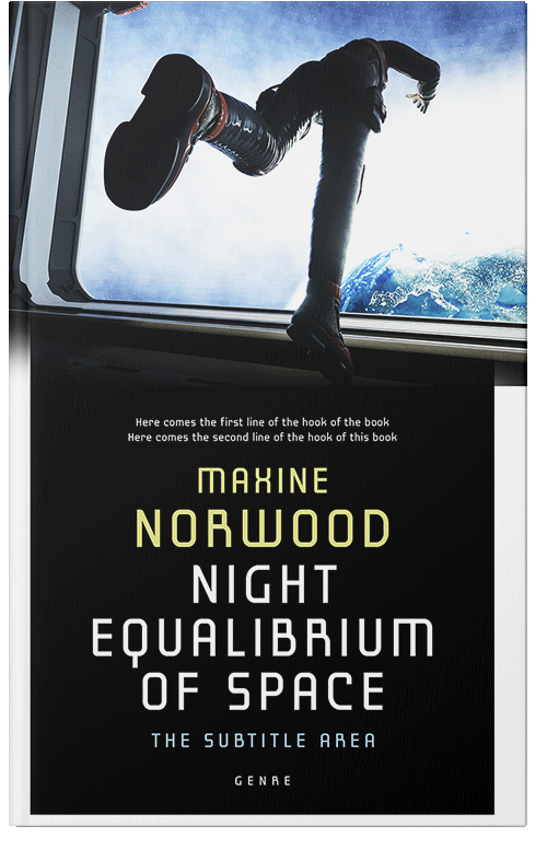 Front view of Premade Science Fiction Book Cover - Woodsmoke