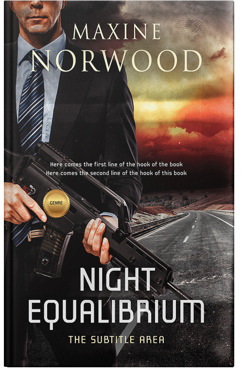 Front view of Sorrell Brown #1957 - Premade Mystery & Thriller & Suspense Book Cover