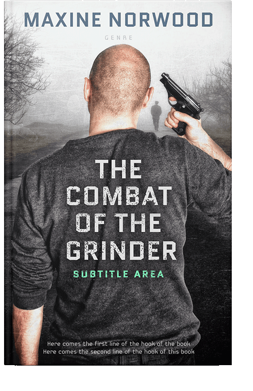 Front view of Ship Gray #1973 - Premade Literary Fiction Book Cover