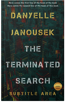 Pre Made Book Cover Aztec