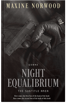 Pre Made Book Cover Cocoa Brown