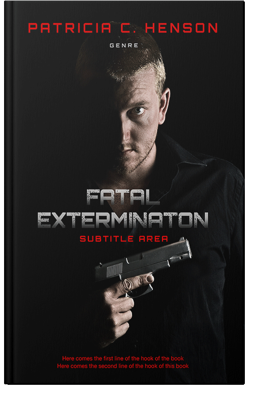 Front view of Cod Gray #1994 - Premade Mystery & Thriller & Suspense Book Cover