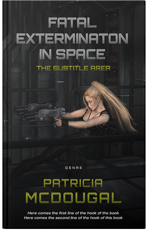 Front view of Woodsmoke #1999 - Premade Science Fiction Book Cover