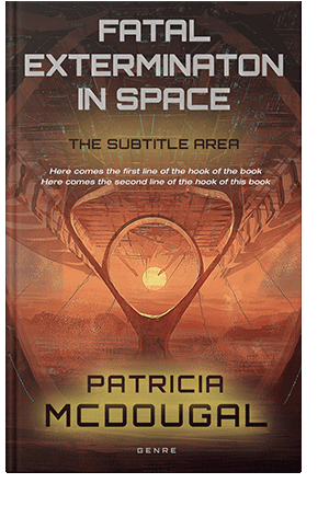 Pre Made Book Cover Cocoa Bean