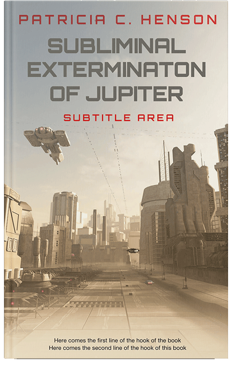 Front view of Sisal #2007 - Premade Science Fiction Book Cover