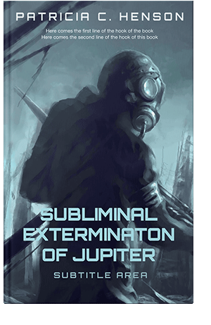 Pre Made Book Cover Pickled Bluewood