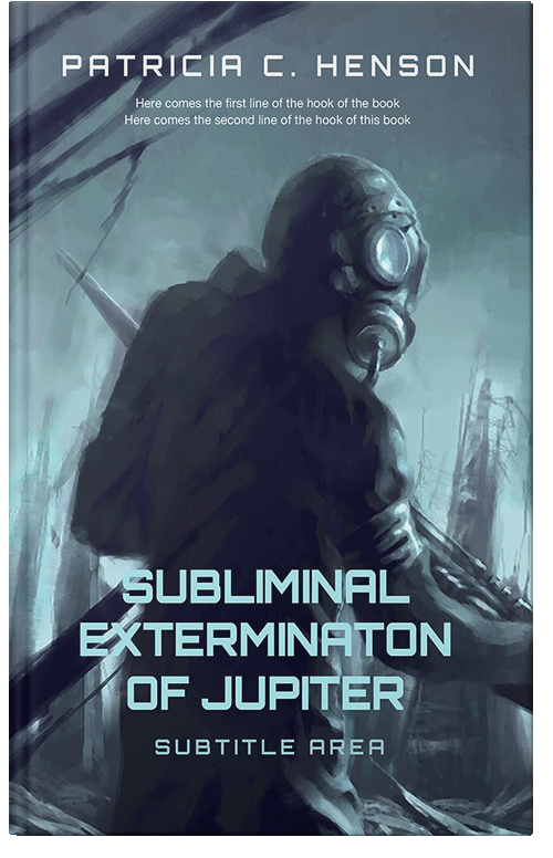 Front view of Pickled Bluewood #2008 - Premade Apocalyptica Book Cover