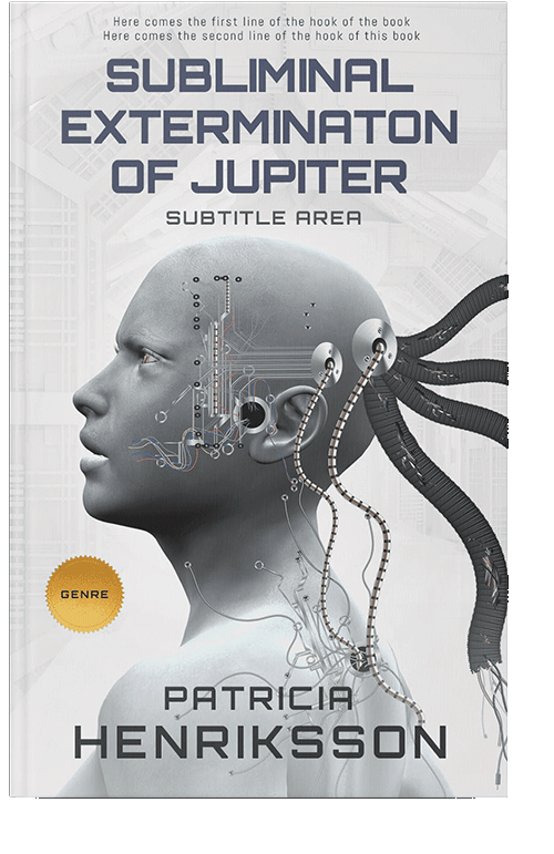 Front view of Abbey #2013 - Premade Science Fiction Book Cover