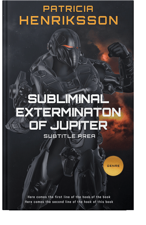 Front view of Shark #2014 - Premade Apocalyptica Book Cover