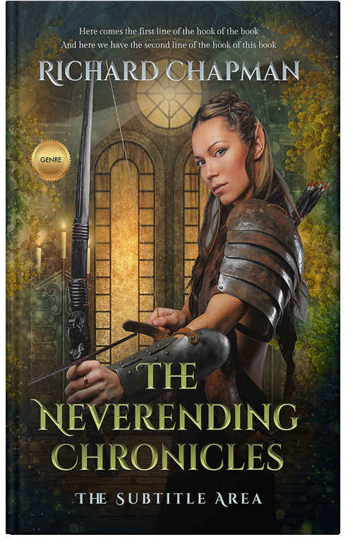 Front view of Zeus #2033 - Premade Romance Book Cover