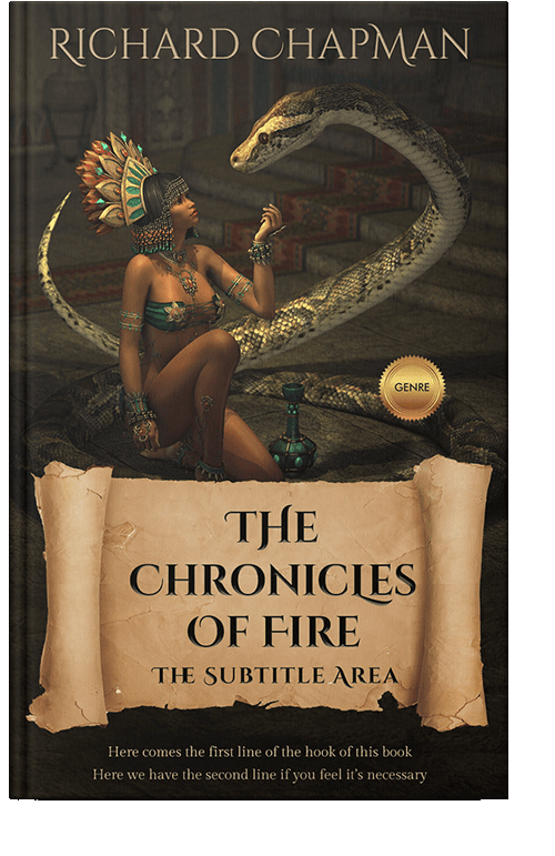 Front view of Whiskey #2040 - Premade Fantasy Book Cover