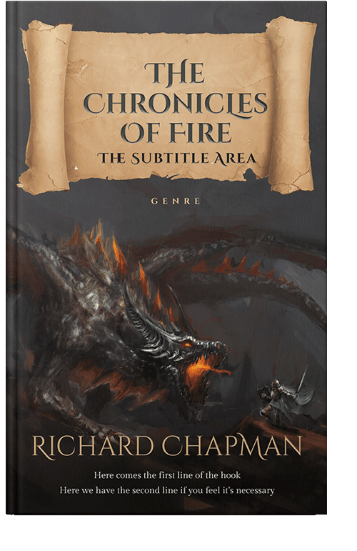 Front view of Dune #2044 - Premade Fantasy Book Cover