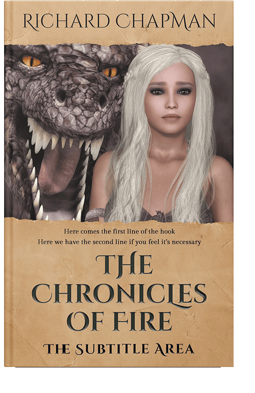 Front view of Sorrell Brown #2046 - Premade Fantasy Book Cover
