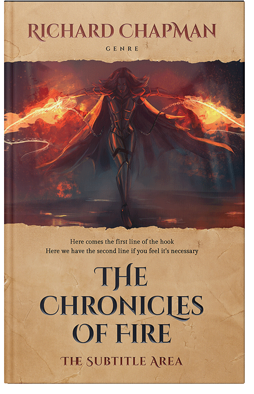 Front view of Premade Fantasy Book Cover - Jon