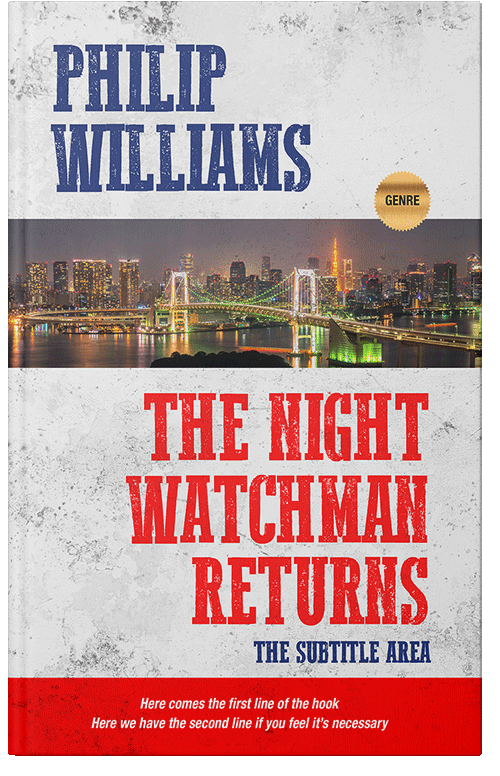 Front view of Gun Powder #2064 - Premade Action & Adventure Book Cover