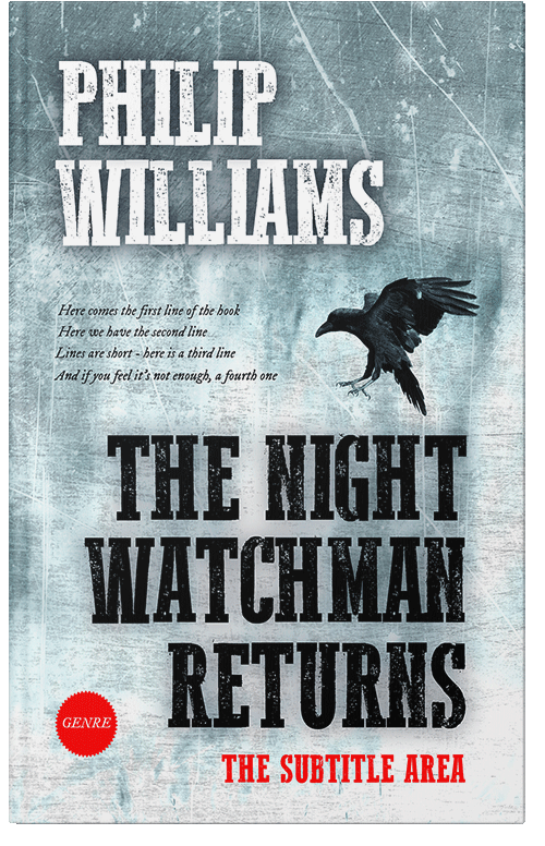 Front view of Loblolly #2070 - Premade Mystery & Thriller & Suspense Book Cover