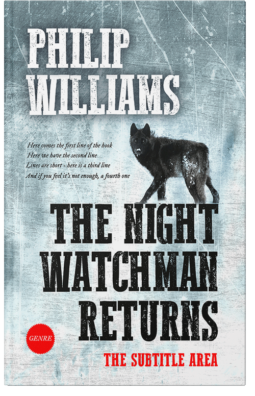 Front view of Geyser #2071 - Premade Mystery & Thriller & Suspense Book Cover