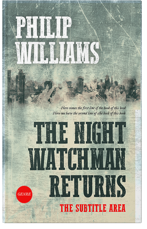 Front view of Premade Mystery & Thriller & Suspense Book Cover - Clay Ash