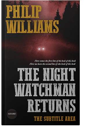 Pre Made Book Cover Asphalt