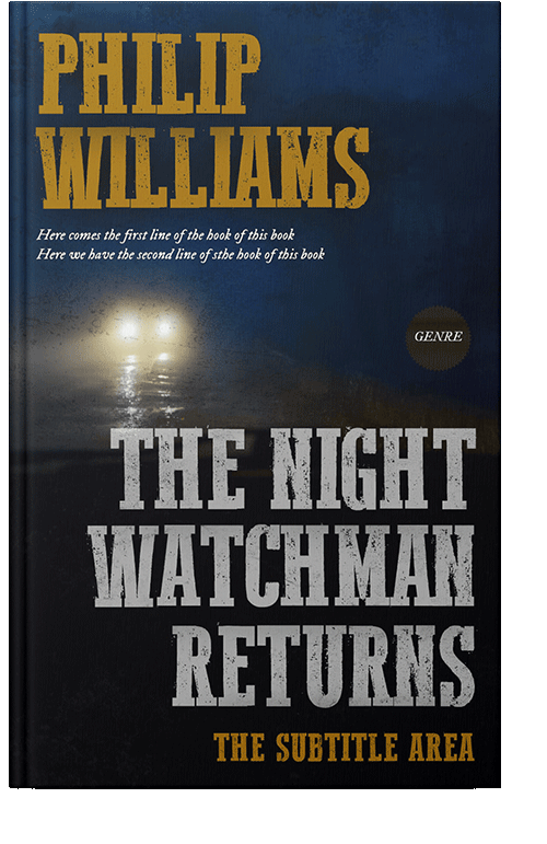 Front view of Ebony #2078 - Premade Mystery & Thriller & Suspense Book Cover