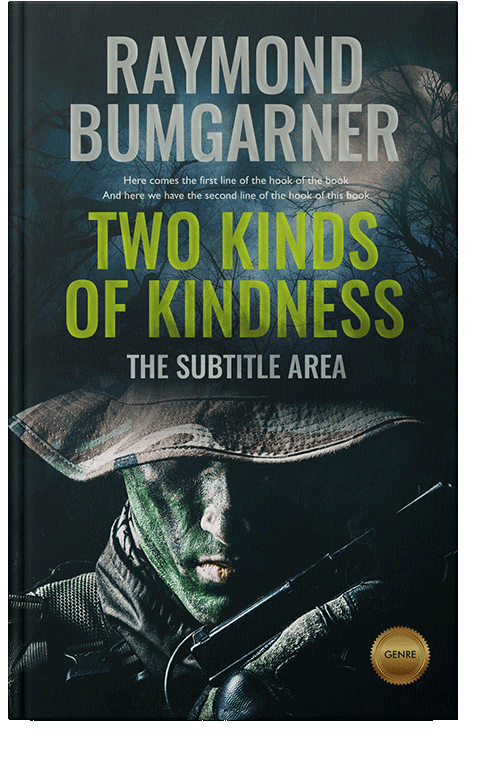 Front view of Locust #2082 - Premade Historical Book Cover