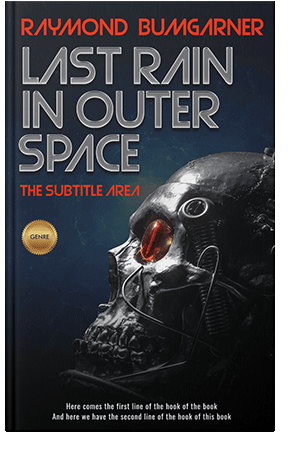 Pre Made Book Cover Ebony