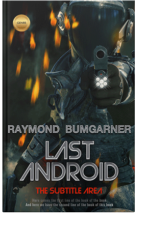 Pre Made Book Cover Outer Space