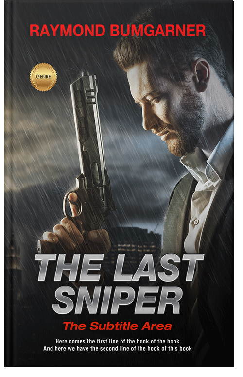 Front view of Premade Mystery & Thriller & Suspense Book Cover - Woodsmoke