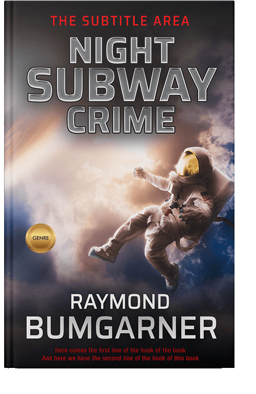 Front view of Dust Storm #2121 - Premade Science Fiction Book Cover