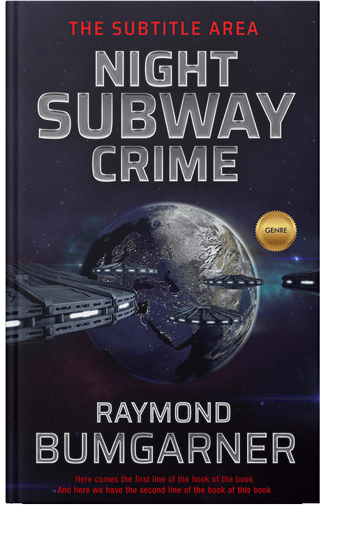 Front view of Vulcan #2122 - Premade Science Fiction Book Cover