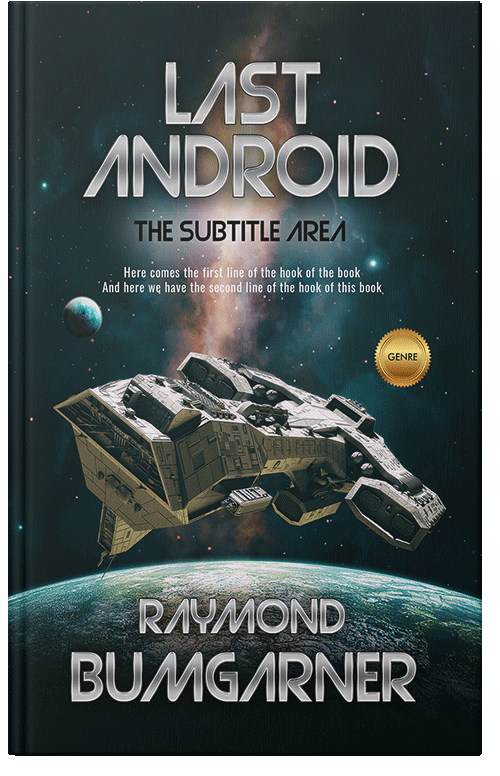 Front view of Tide #2127 - Premade Science Fiction Book Cover