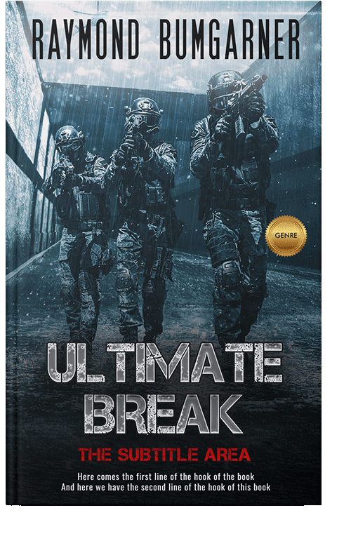 Front view of Iron #2129 - Premade Mystery & Thriller & Suspense Book Cover