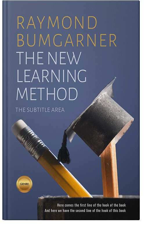 Front view of Premade Self-Improvement & Self-Help Book Cover - East Bay