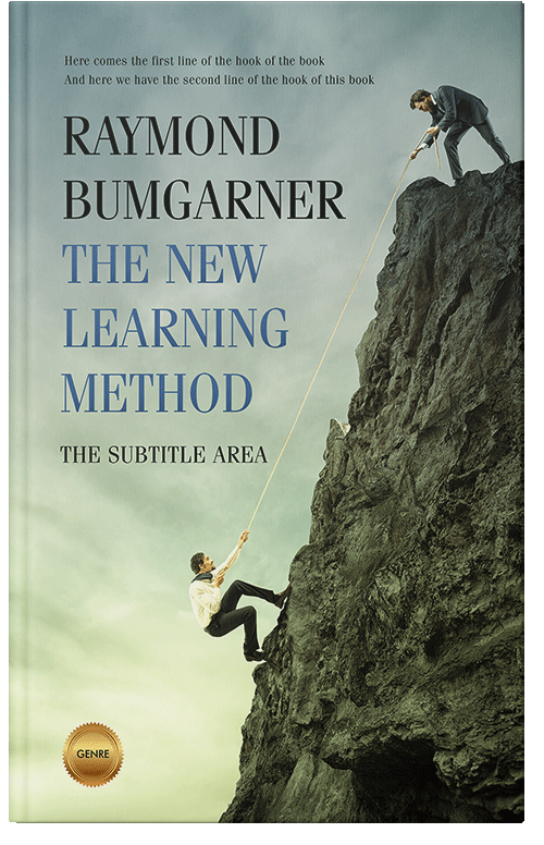 Front view of Premade Business Book Cover - Clay Ash