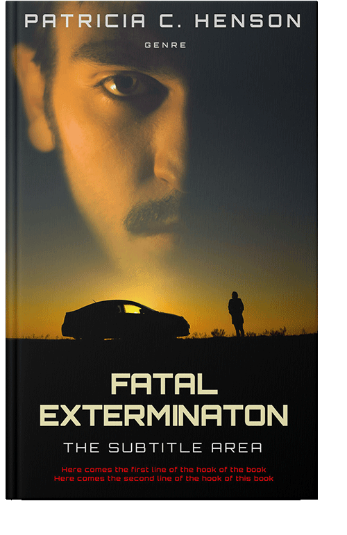 Front view of Tussock #2135 - Premade Historical Book Cover