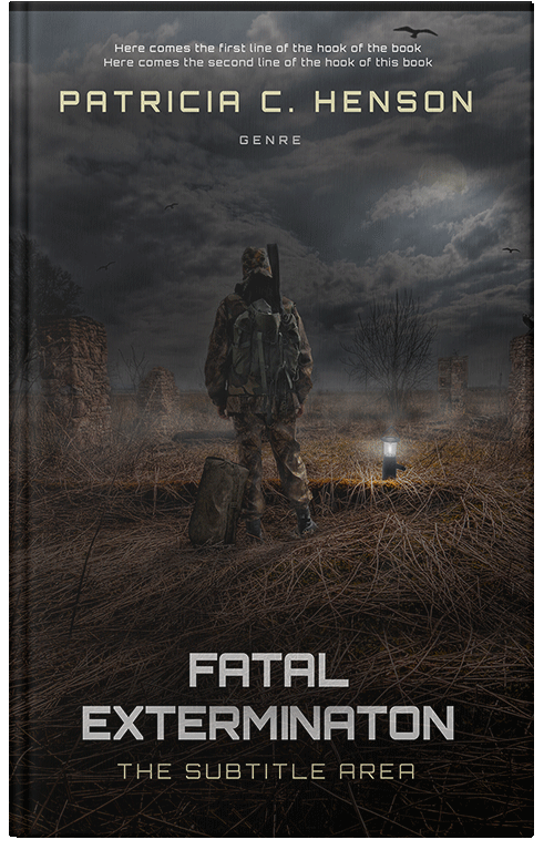 Front view of Premade Mystery & Thriller & Suspense Book Cover - Dune