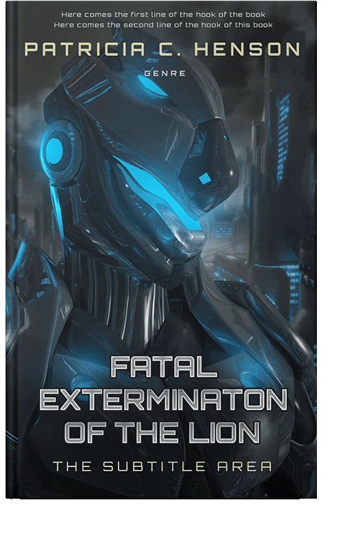 Front view of Mirage #2140 - Premade Science Fiction Book Cover