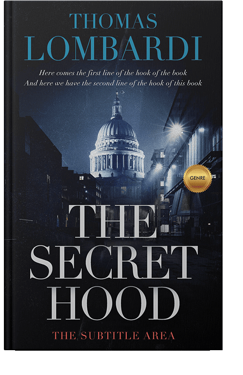 Front view of Ebony #2151 - Premade Mystery & Thriller & Suspense Book Cover