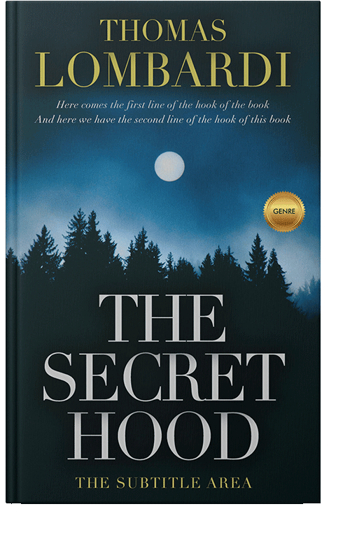 Front view of Black Pearl #2152 - Premade Mystery & Thriller & Suspense Book Cover