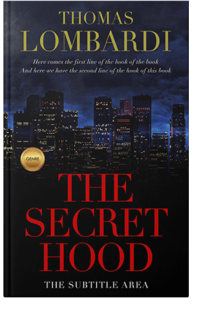 Pre Made Book Cover Ebony