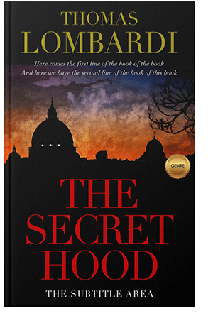 Pre Made Book Cover Tuscany