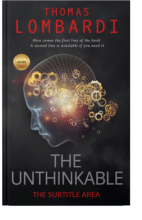 Front view of Woodsmoke #2160 - Premade Abstract Book Cover