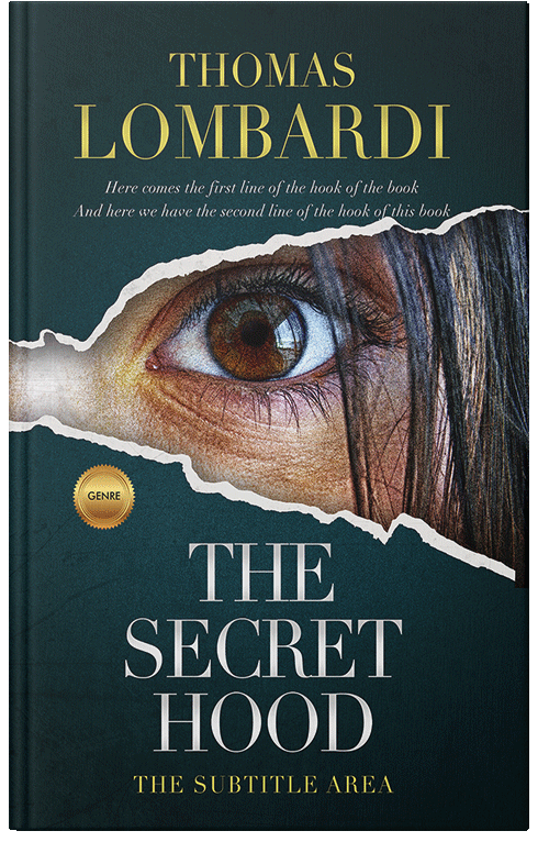 Front view of Rodeo Dust #2165 - Premade Horror Book Cover