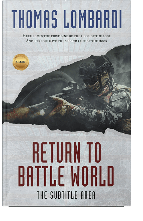 Front view of Bright Gray #2178 - Premade Mystery & Thriller & Suspense Book Cover