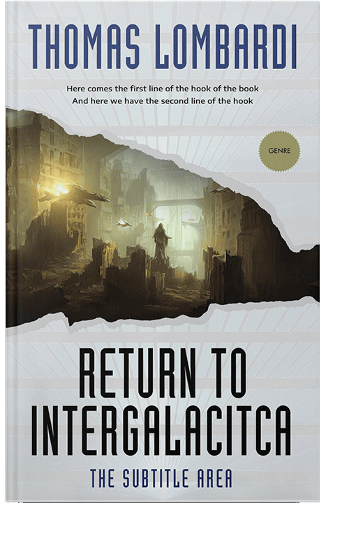 Front view of Mine Shaft #2179 - Premade Science Fiction Book Cover